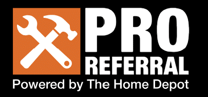 Home Depot Pro Referral badge for verified service providers