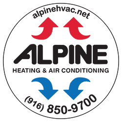 Alpine Heating and Air Conditioning HVAC company logo Sacramento CA